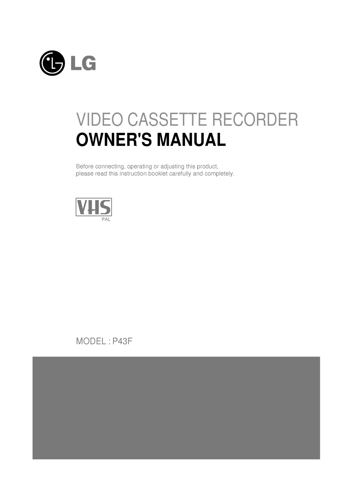 LG P43F User Manual