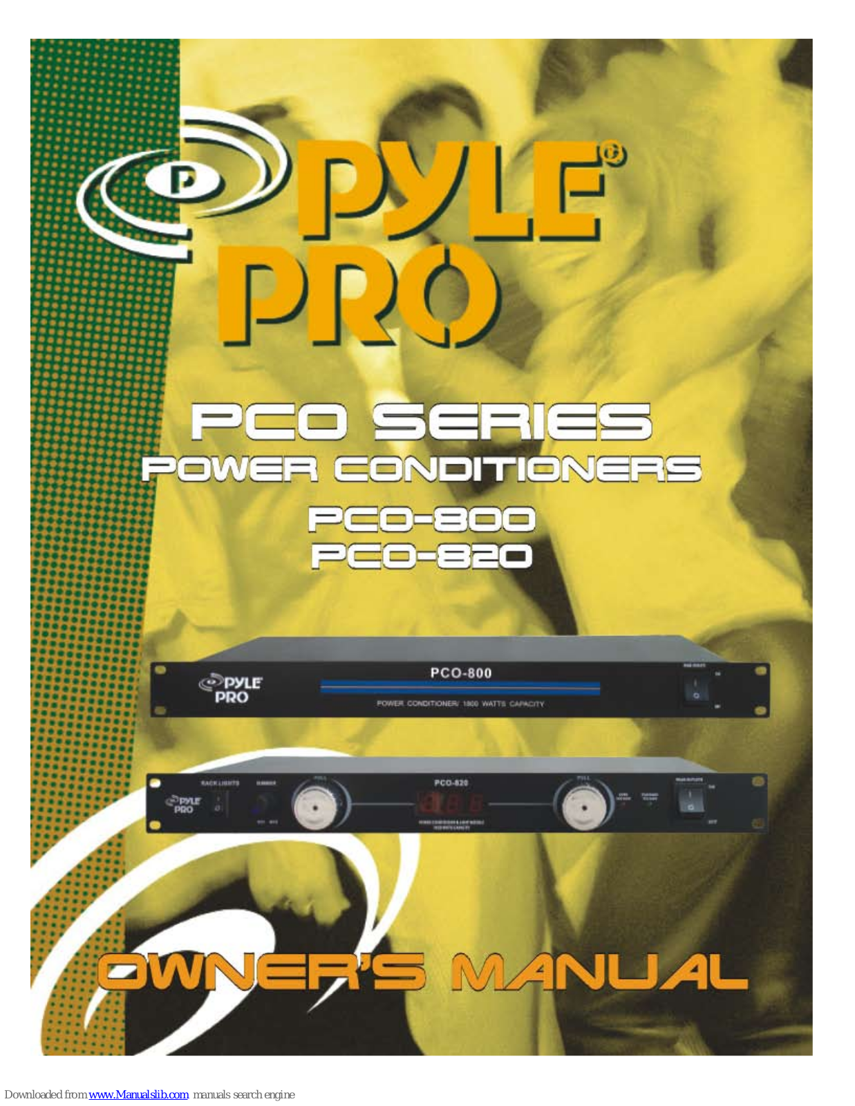 Pyle Pro PCO800, PCO820 User Manual