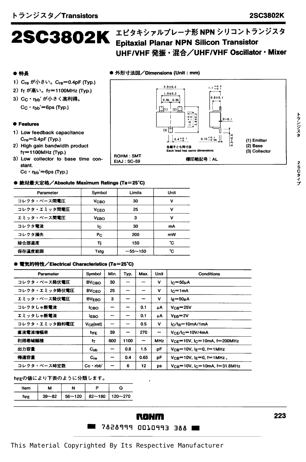 Datasheet 2sc3802k Datasheet - ManualMachine.com