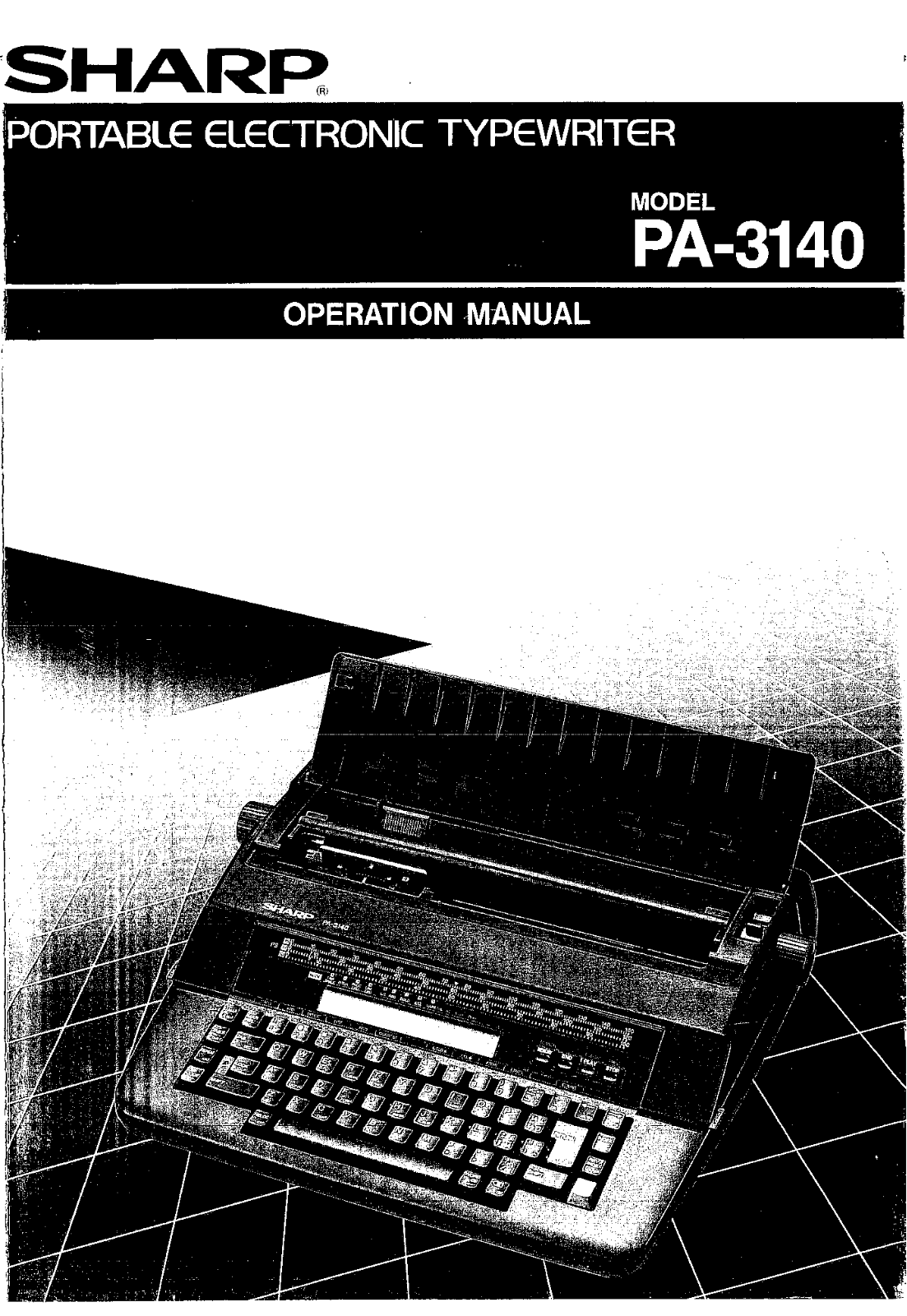 Sharp PA-3140 User Manual