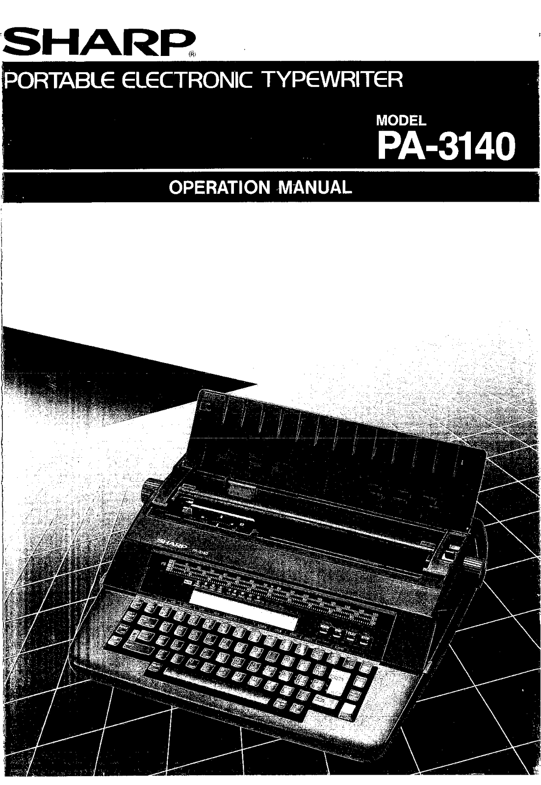 Sharp PA-3140 Manual