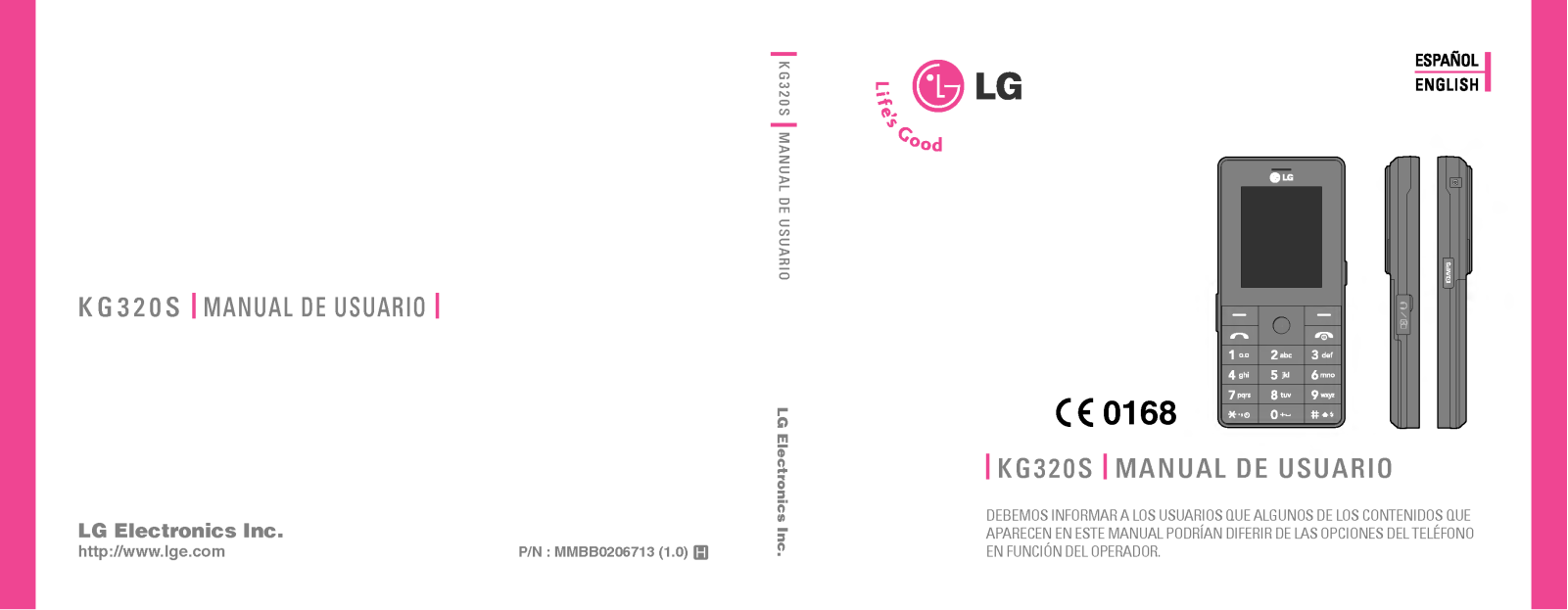 Lg KG320S User Manual