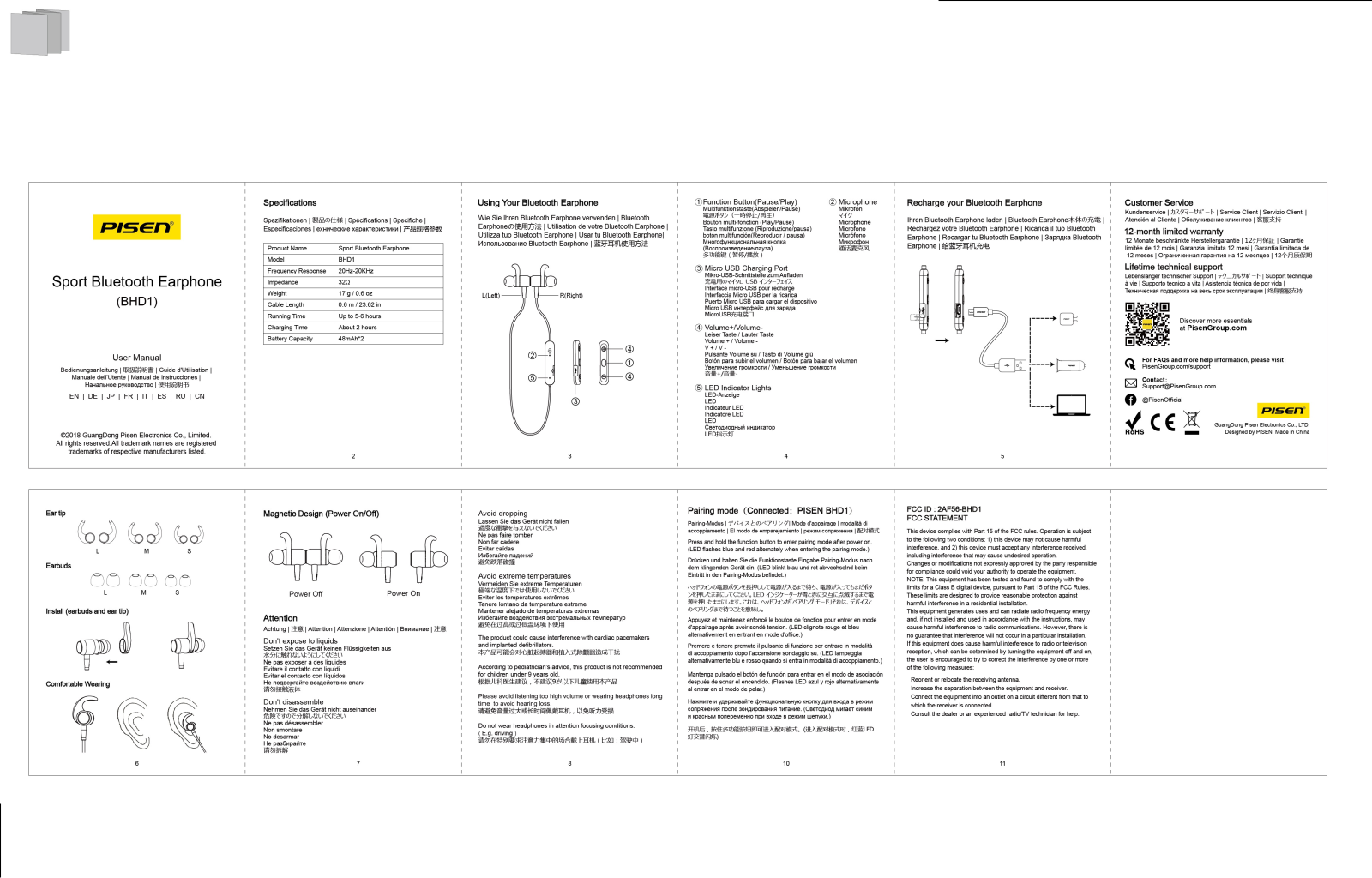 PISEN ELECTRONICS BHD1 User Manual - ManualMachine.com