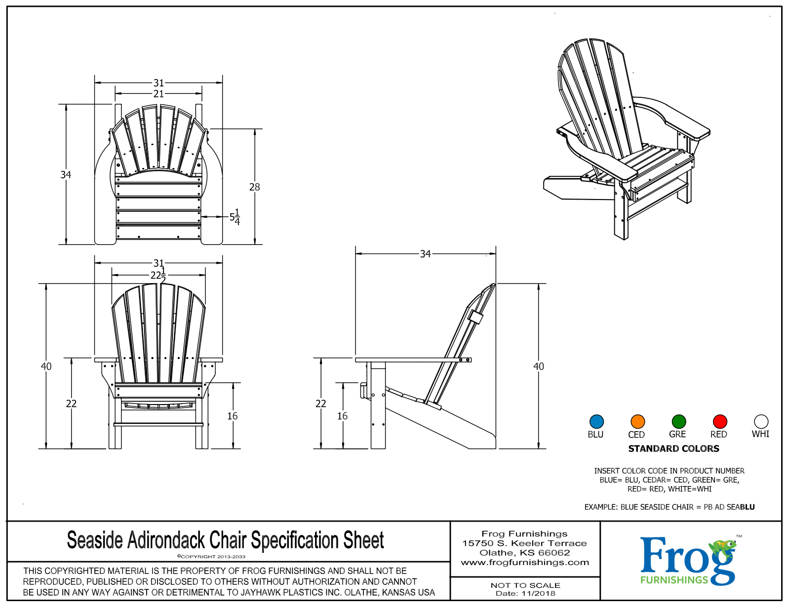Frog Furnishings FROG1097 Specifications - ManualMachine.com