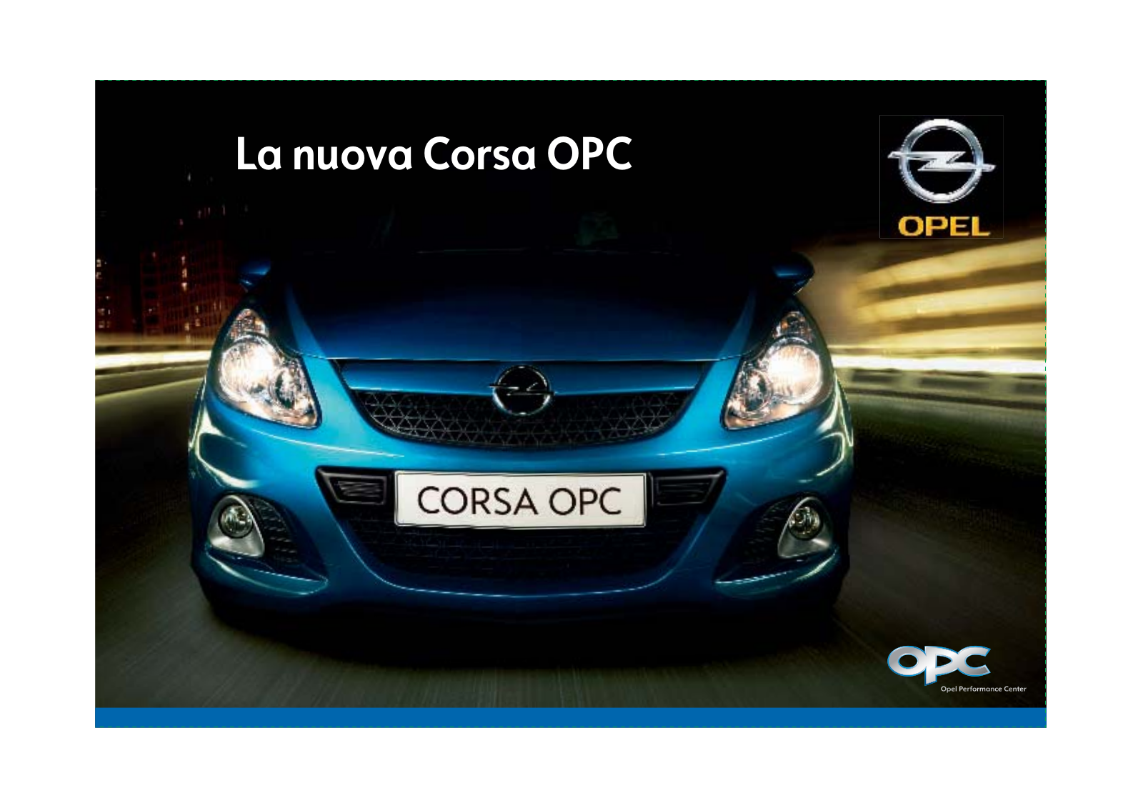 Opel CORSA OPC BROCHURE