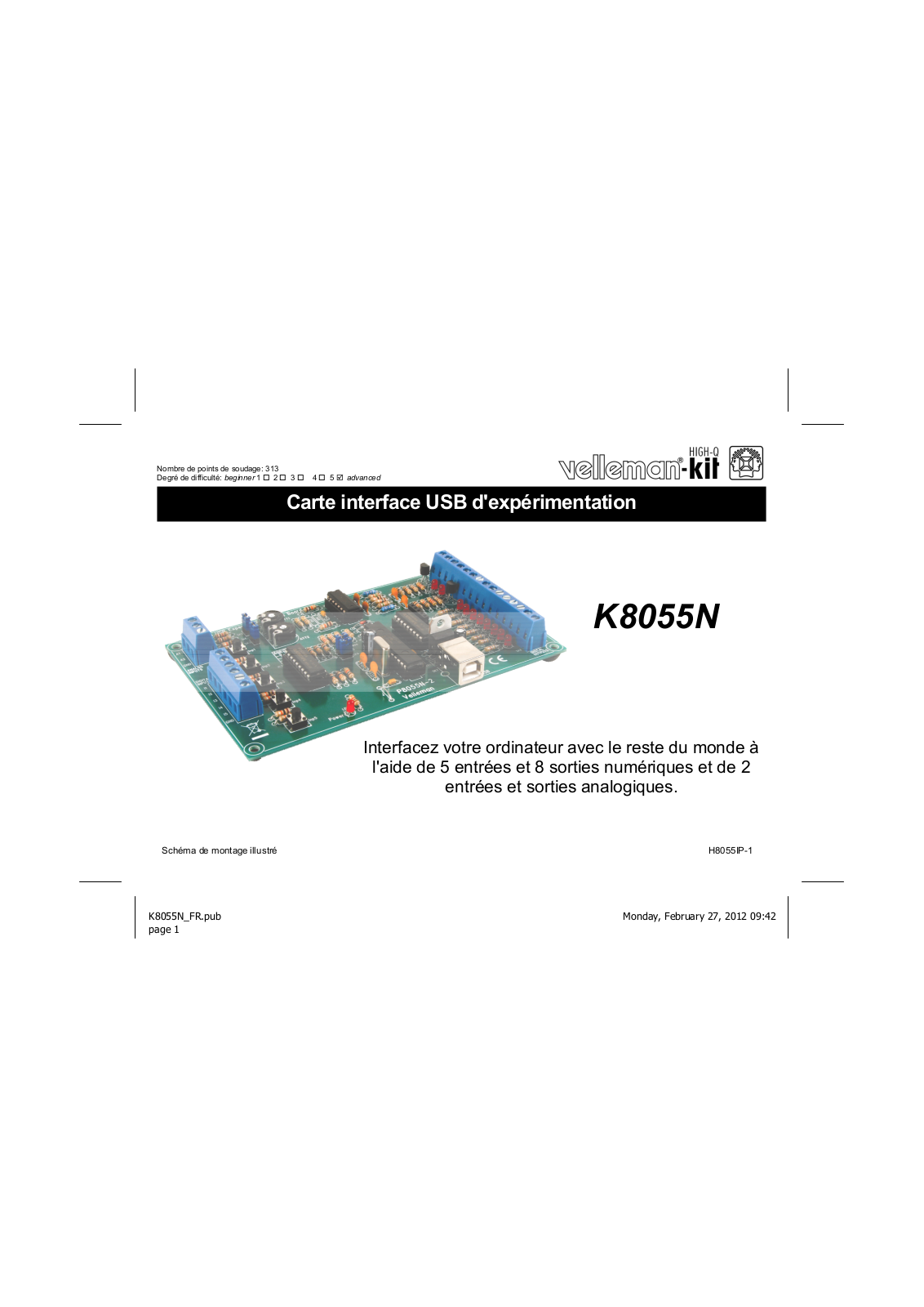 Velleman K8055N User guide