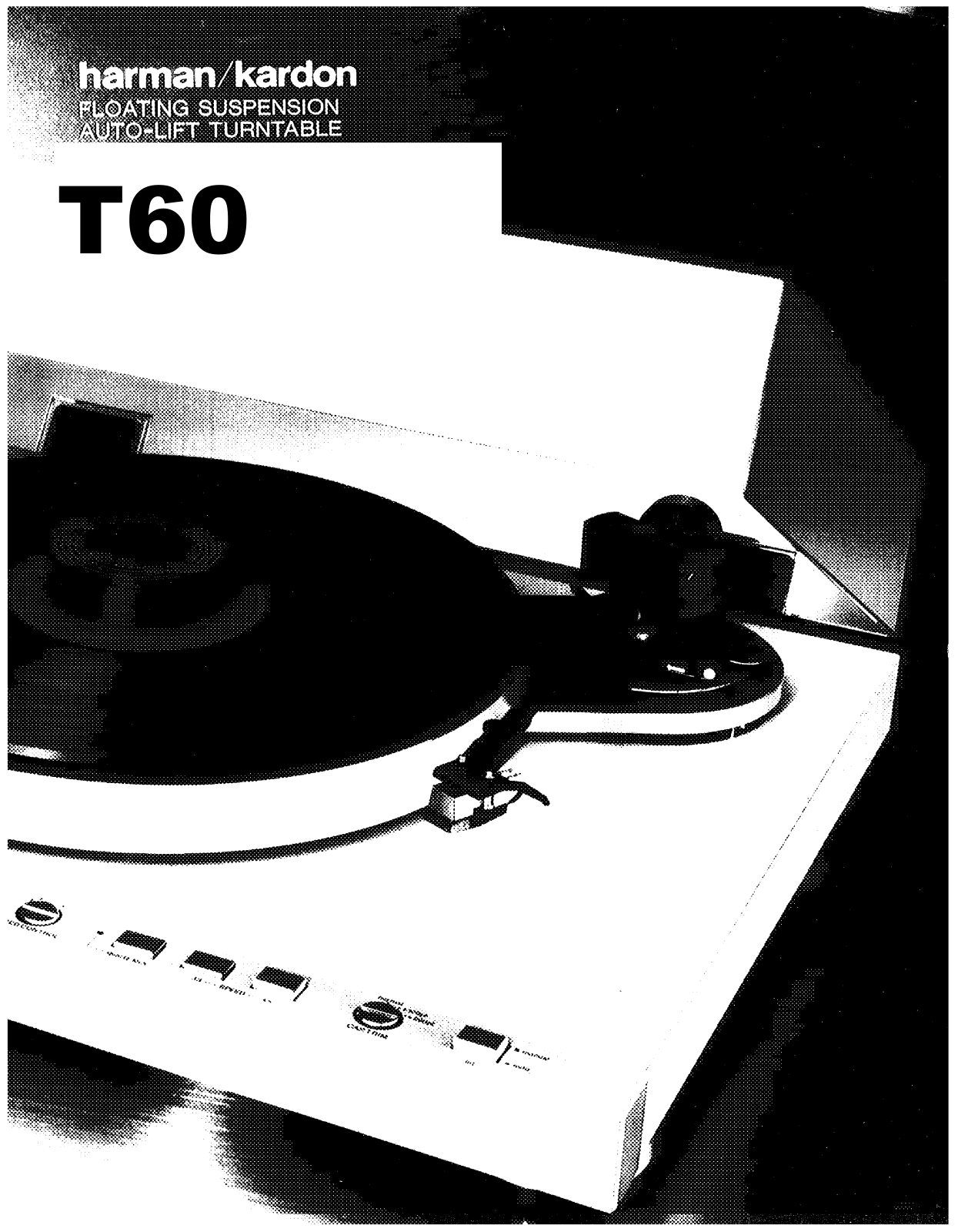 Harman Kardon T-60 Owners manual