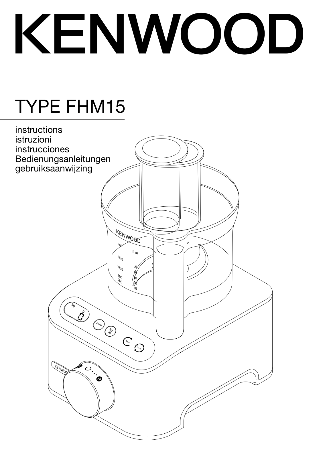 Kenwood FHM155SI User Manual