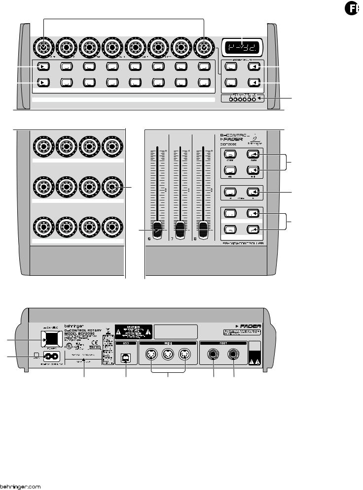 Behringer B-Control Rotary BCR2000, B-Control Fader BCR2000 User manual