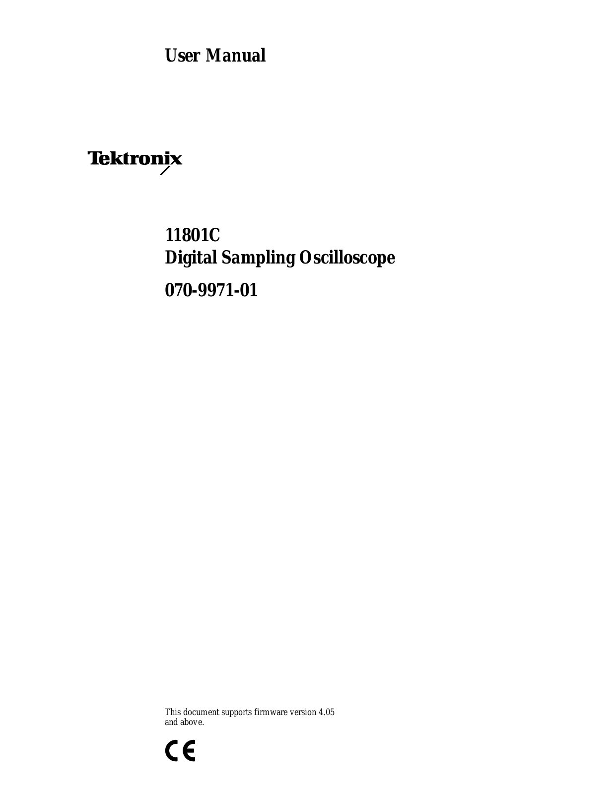 Tektronix 11801c schematic