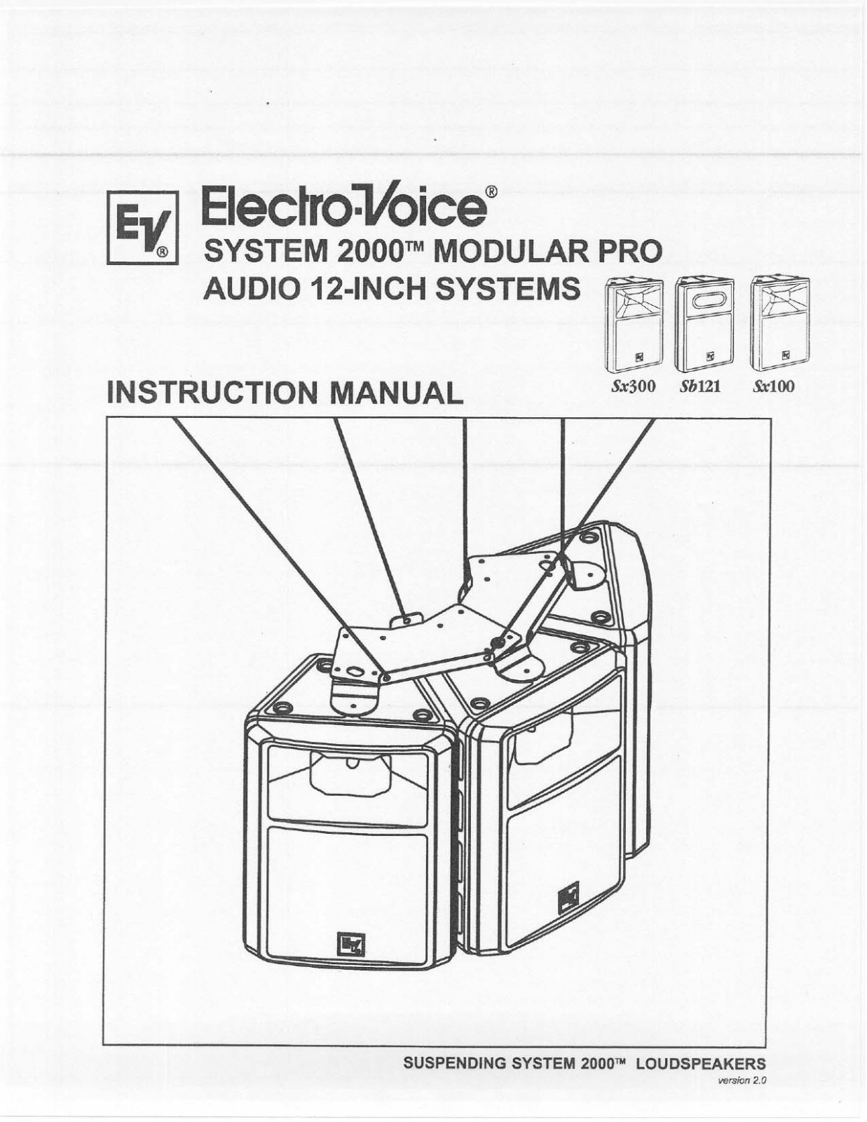 Electro-voice SYSTEM 2000 User Manual