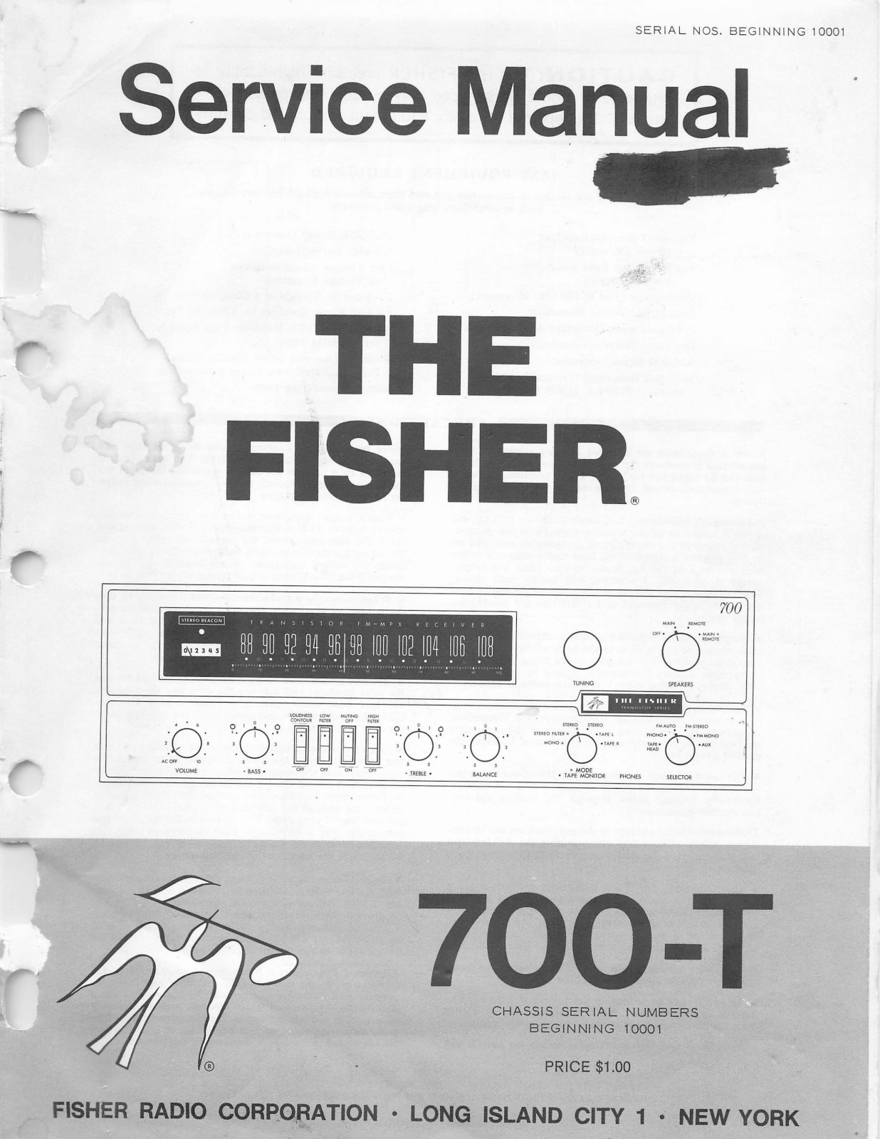 Fisher 700-T Service Manual