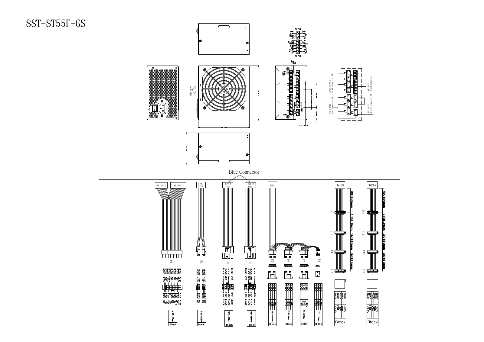 SilverStone SST-ST55F-GS User Manual