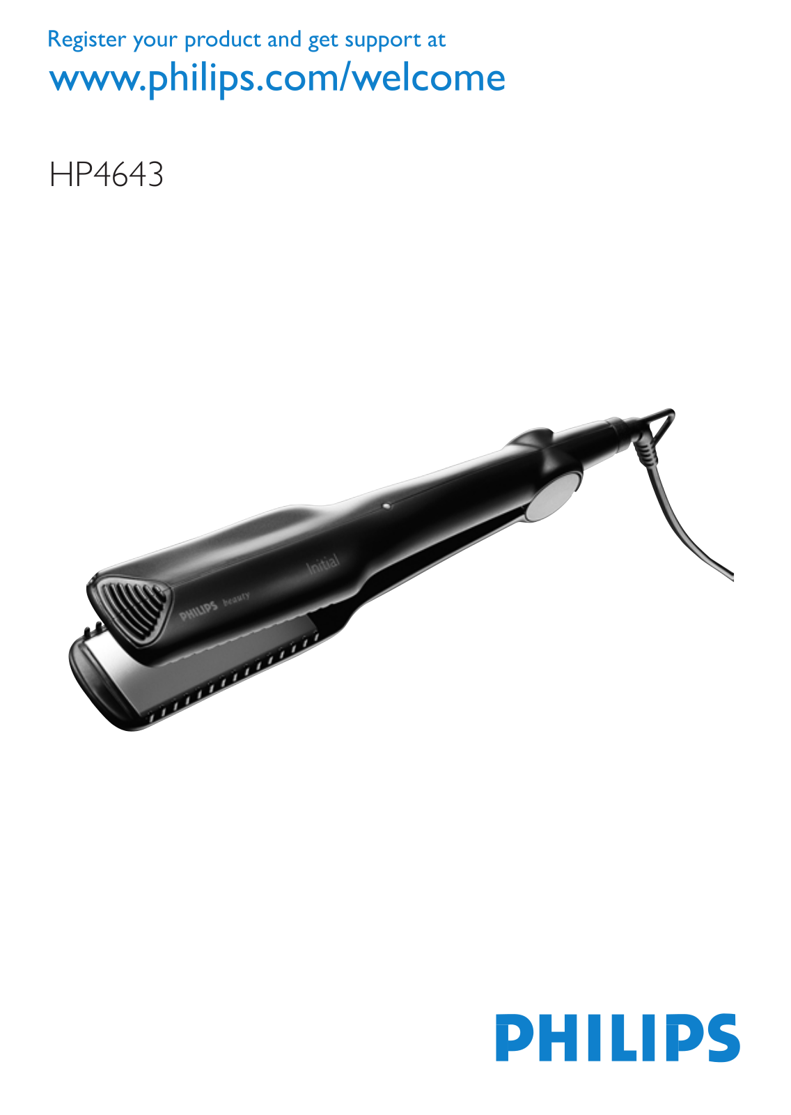Philips SalonStraight Initial Plancha para el pelo User Manual
