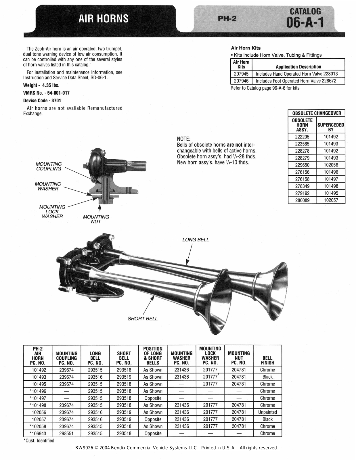 BENDIX 06-A-1 User Manual