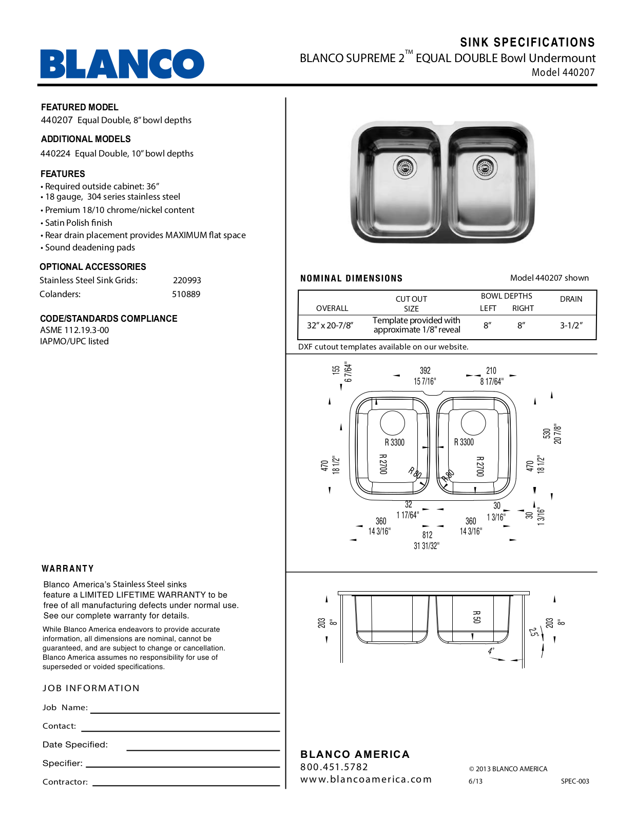 Blanco 440207 User Manual - ManualMachine.com