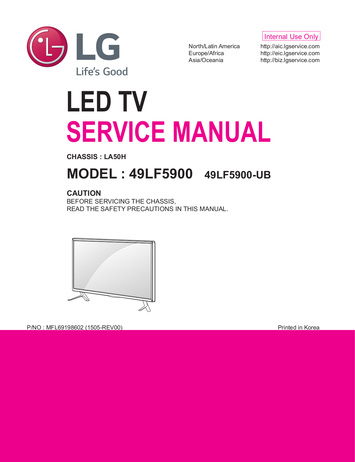 LG 49LF5900, 49LF5900-UB Schematic