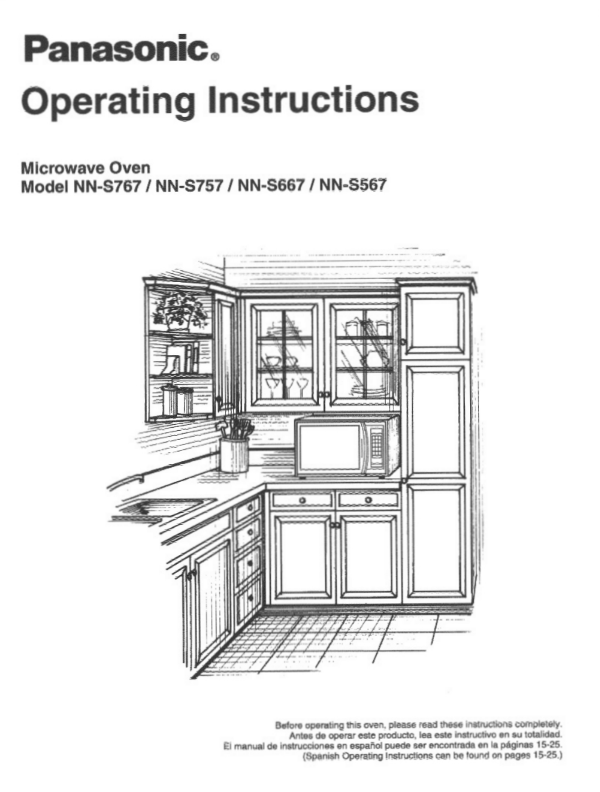 Panasonic Nn-s567, Nn-s667, Nn-s757, Nn-s767 Owner's Manual