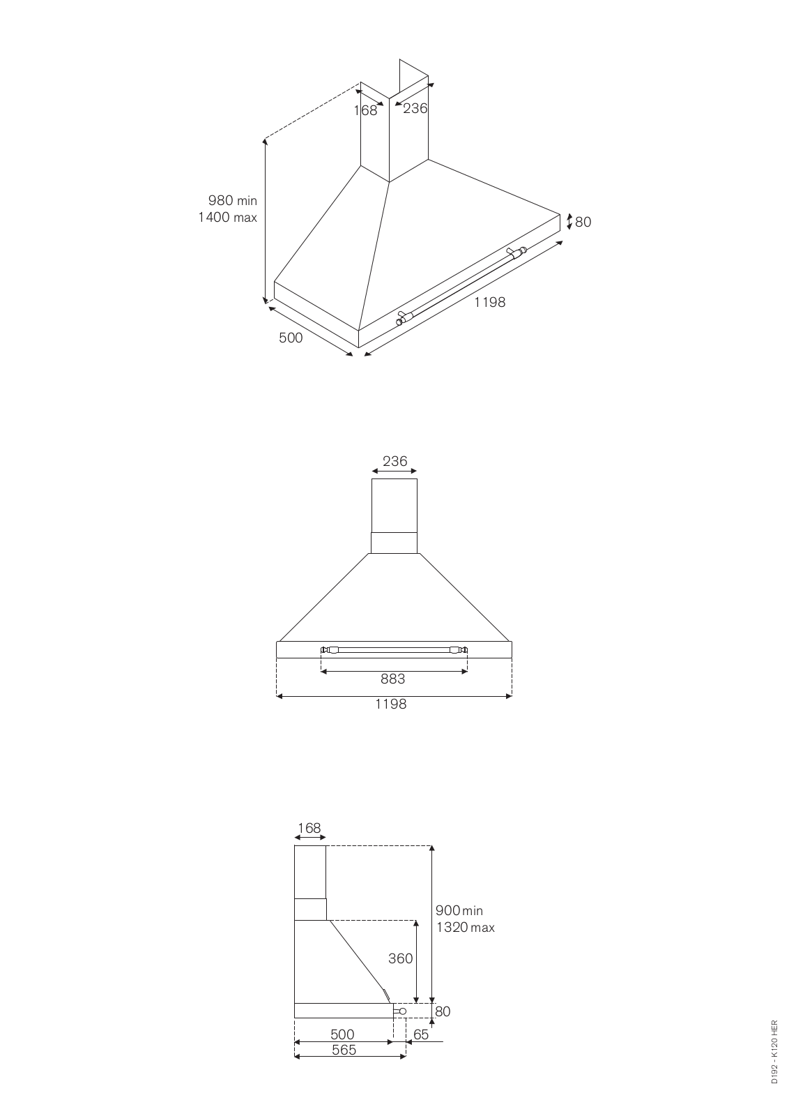 Bertazzoni K120 HER CR A, K120 HER NE A, K120 HER VI A User Manual