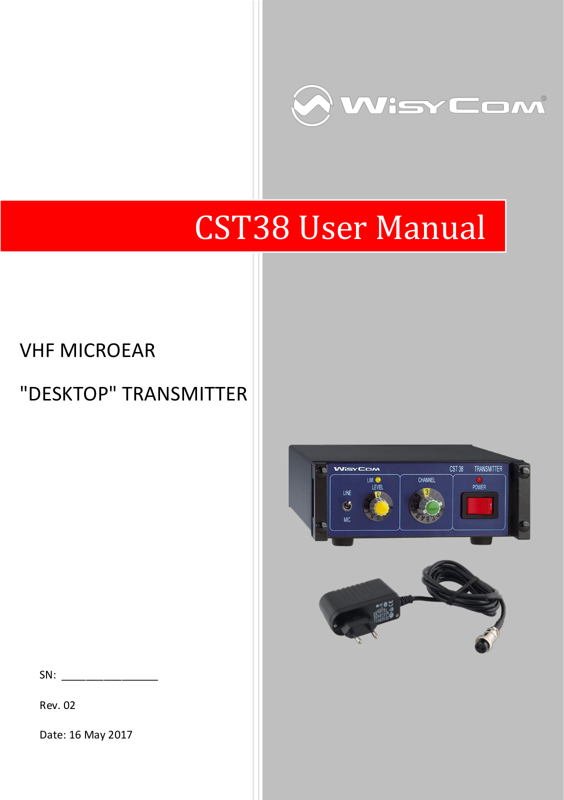 Wisycom CST38 User Manual