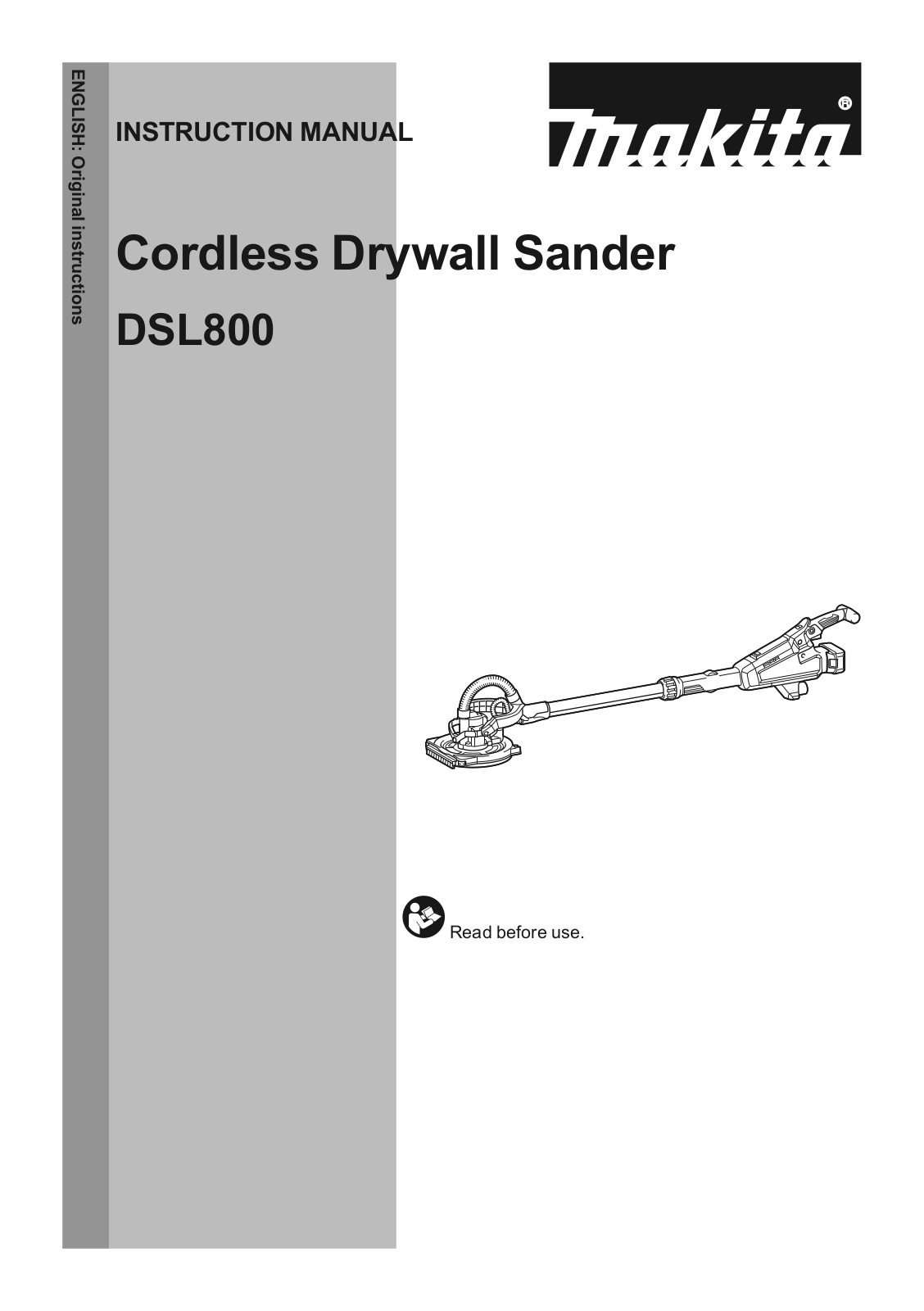 Makita DSL800 Instruction Manual