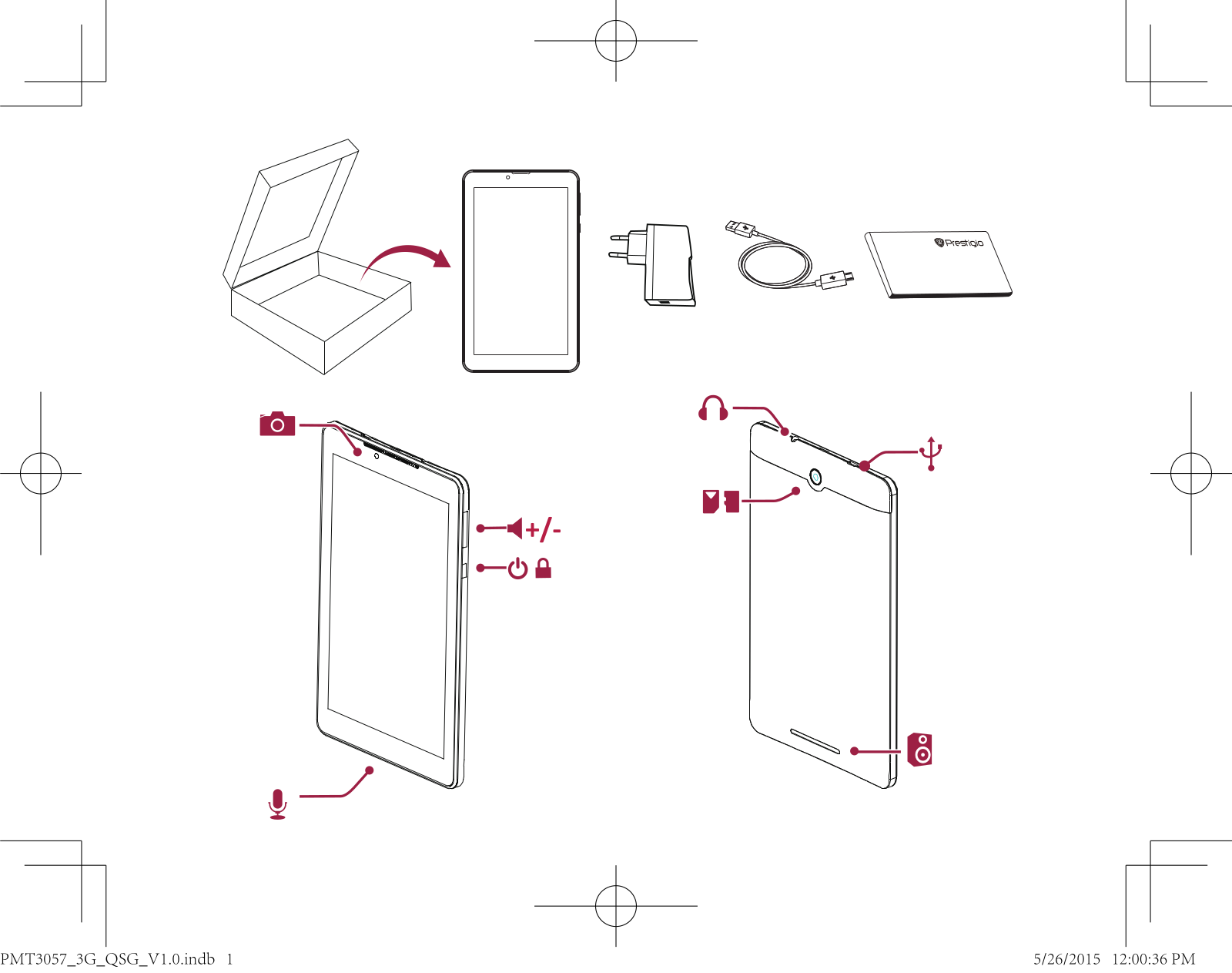 PRESTIGIO Multipad WIZE PMT3797 3G 8Gb User Manual