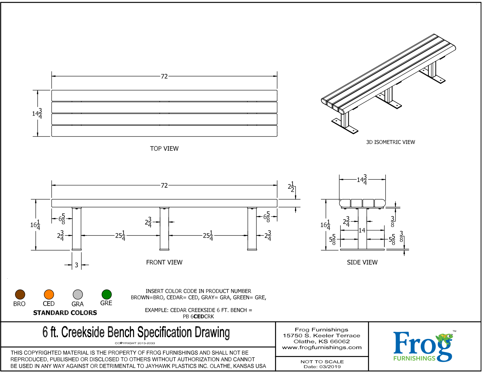 Frog Furnishings FROG1001 Specifications - ManualMachine.com