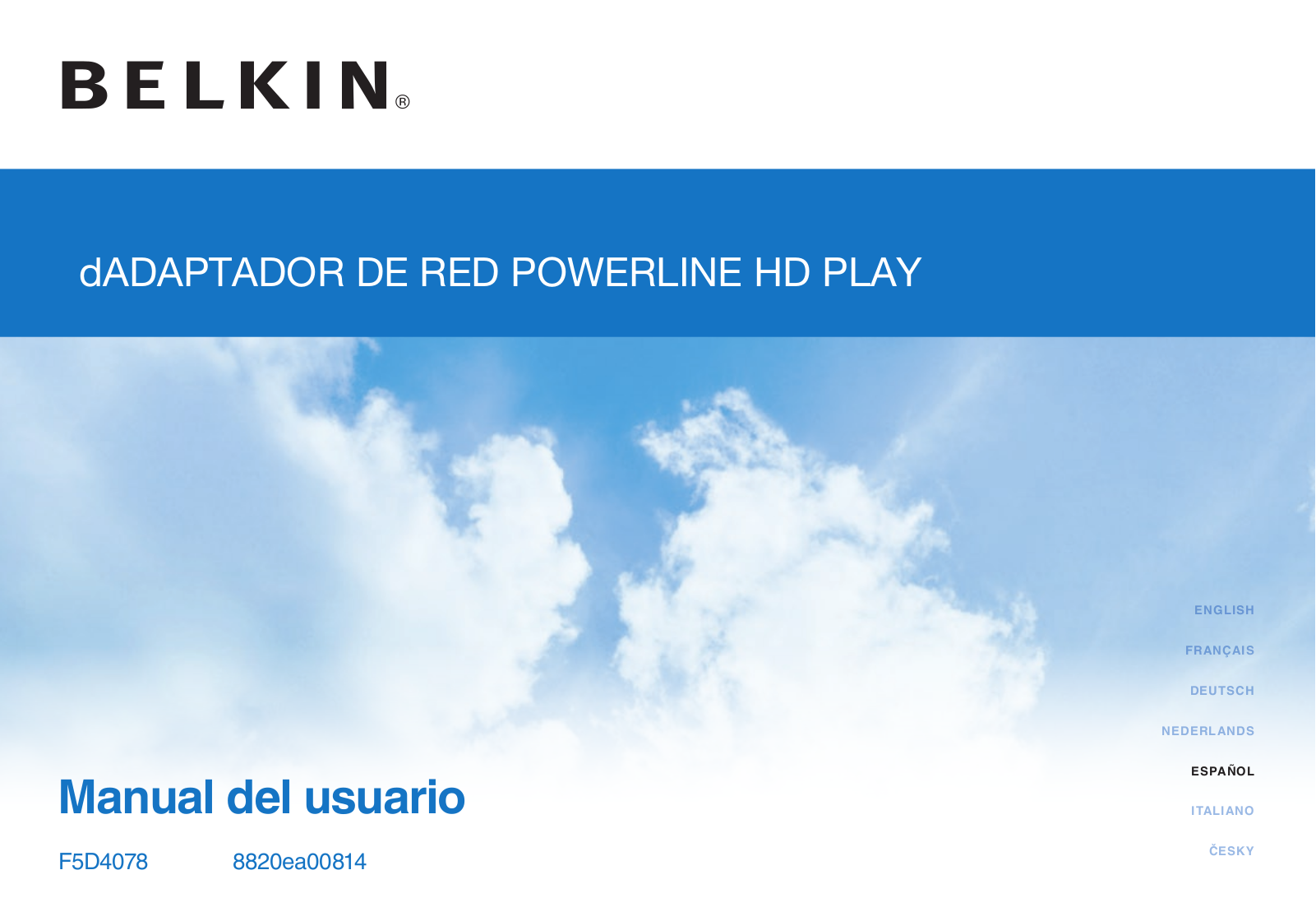 Belkin F5D4078 User Manual