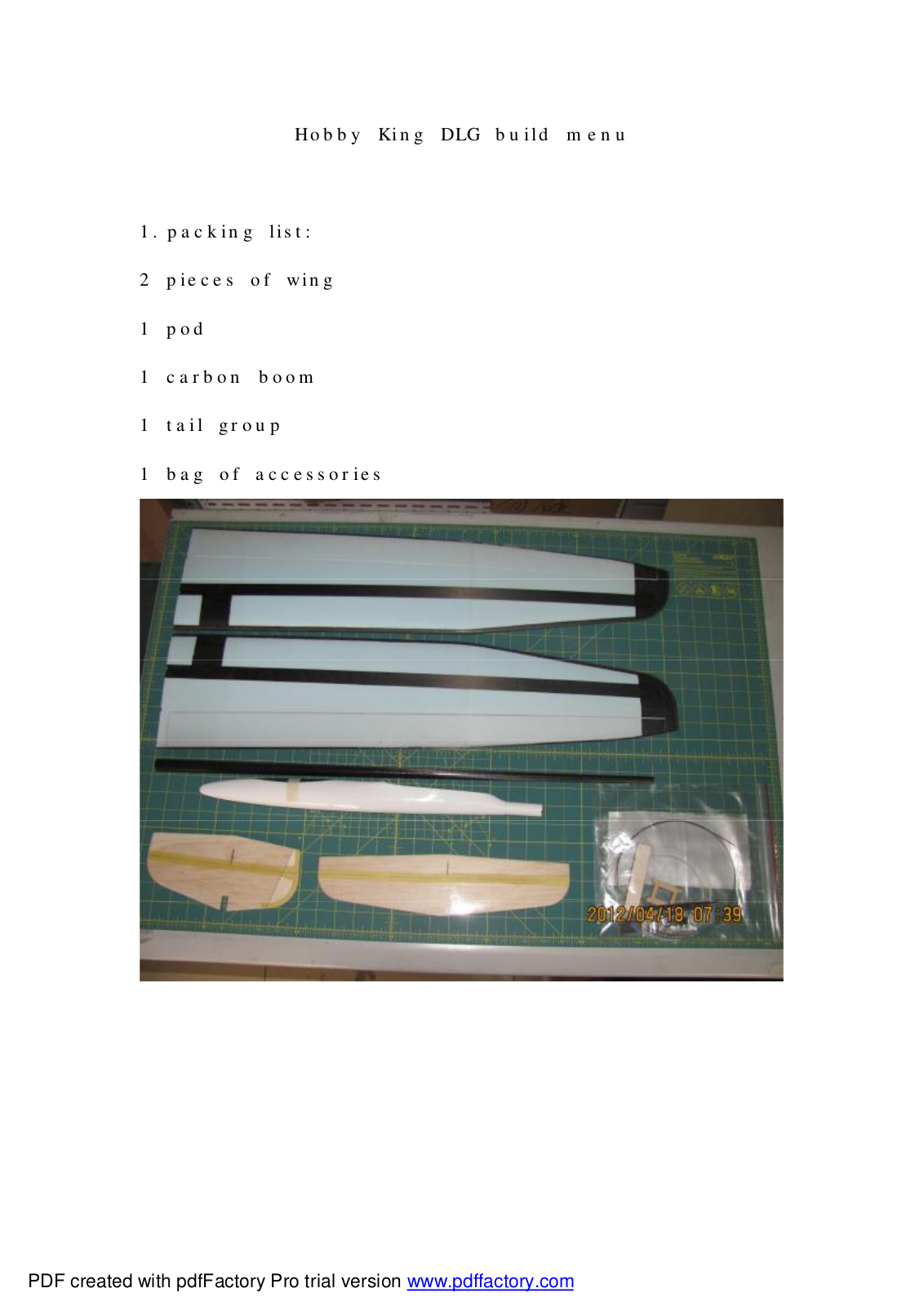 HobbyKing Versus User guide - ManualMachine.com