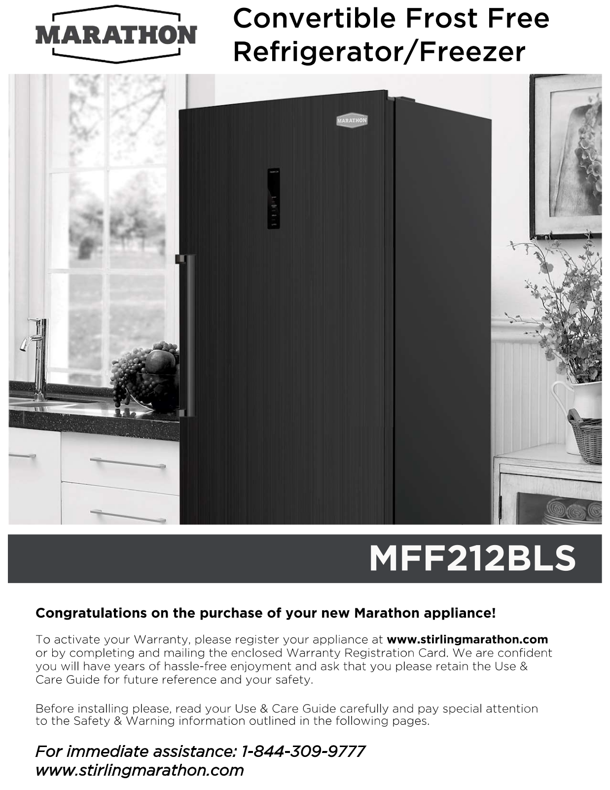 MARATHON MFF212BLS User guide - ManualMachine.com