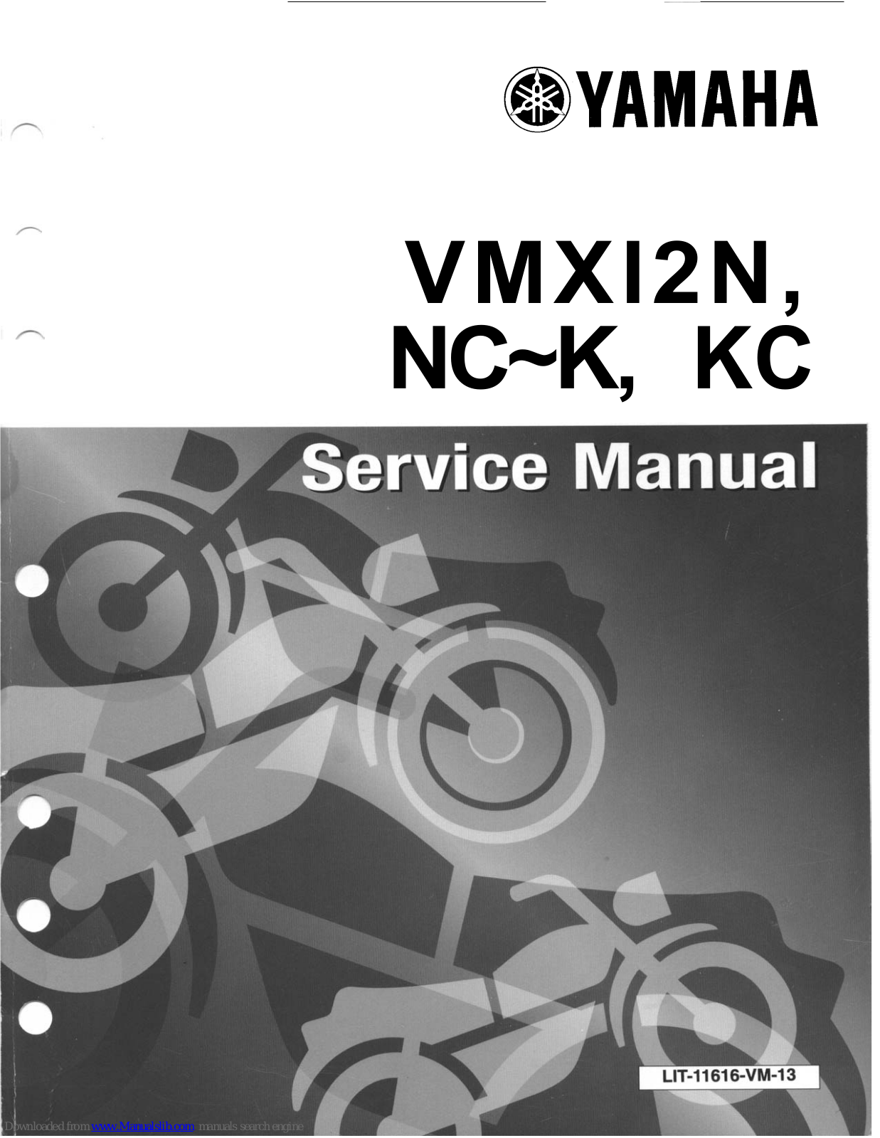 Yamaha VMX12H, VMX12HC, VMX12N, VMX12NC, VMX12K Supplementary Service Manual