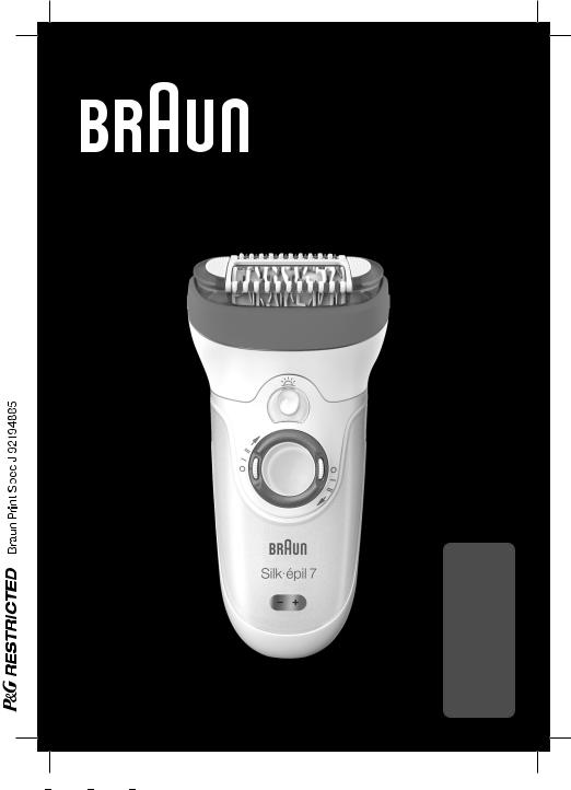 Braun Silk-epil 9 User Manual