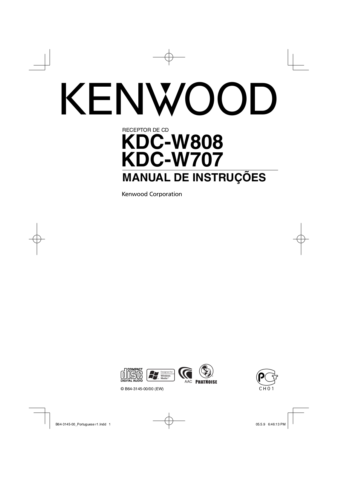 Kenwood KDC-W808, KDC-W707 User Manual