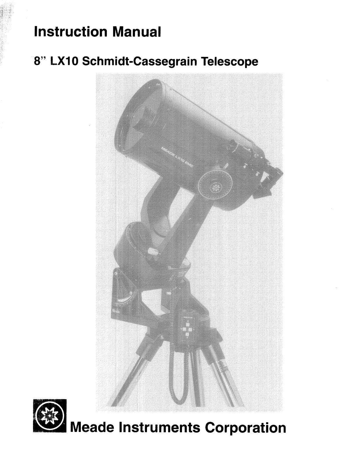 Meade LX10 User Manual