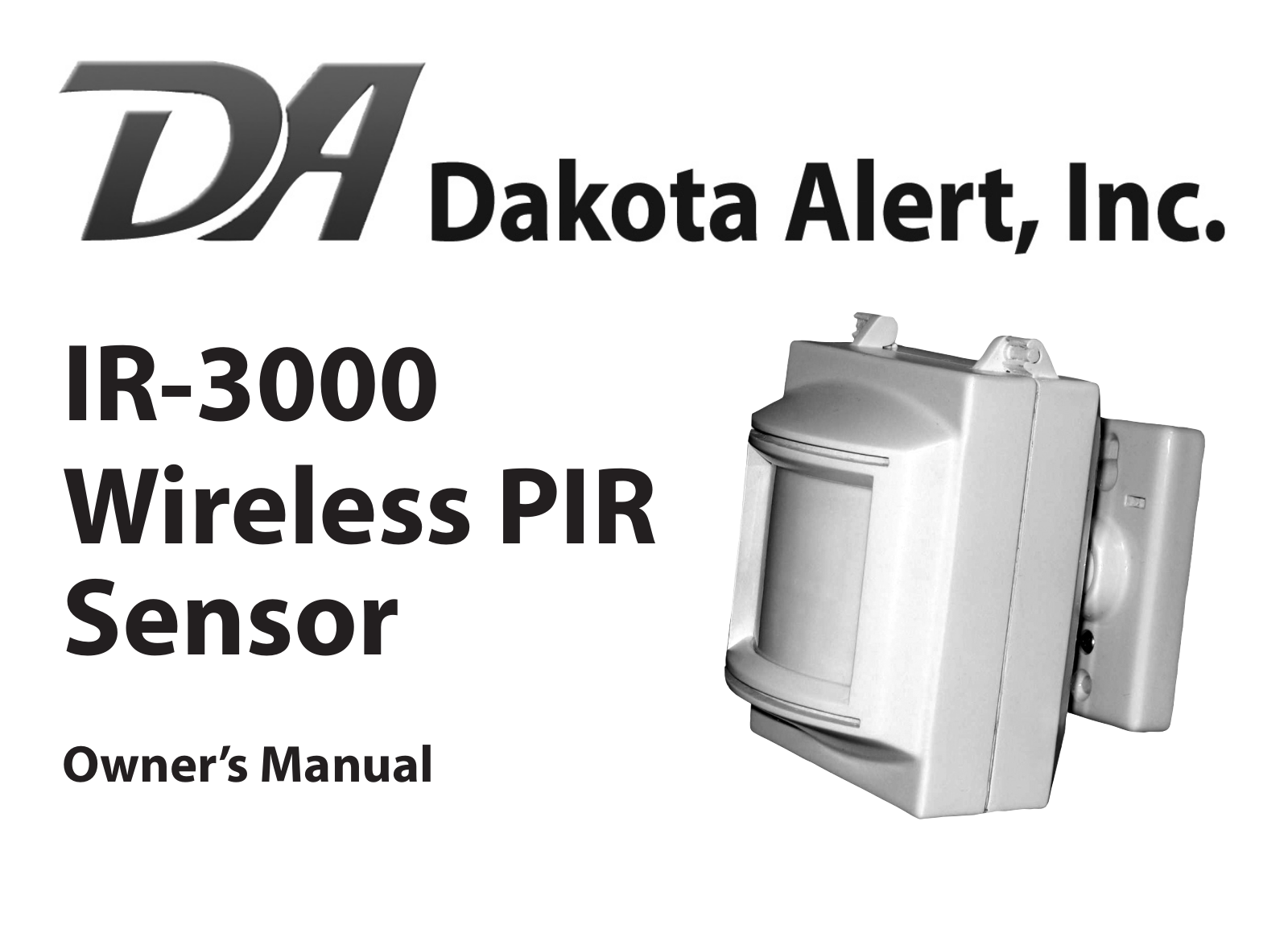 Dakota Alert ir-3000 User Manual