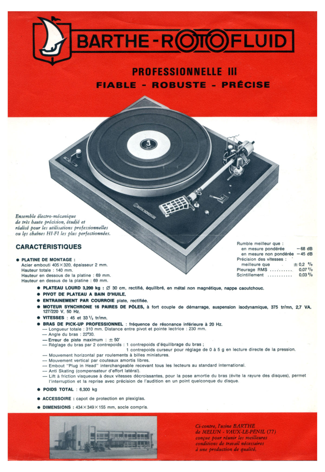 Barthe Rotofluid PRO Mk3 Brochure