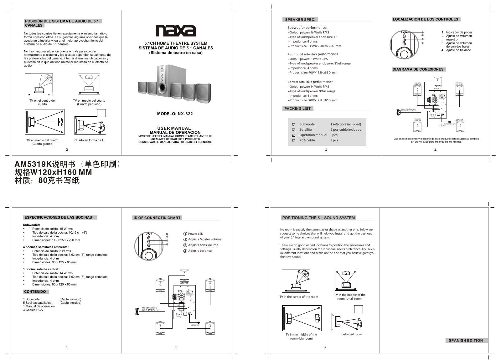 Naxa NX-822 User Manual