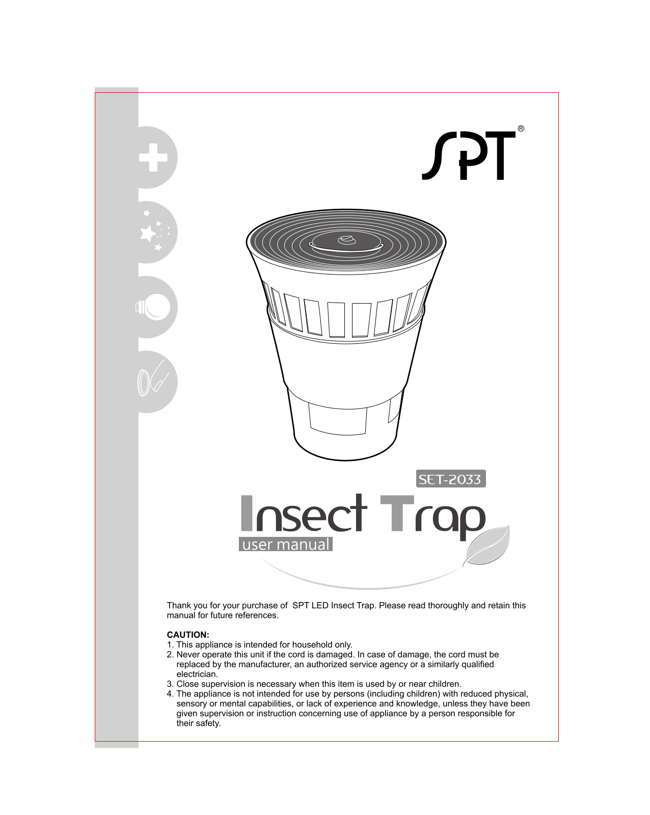 Sunpentown SET-2033 Installation  Manual