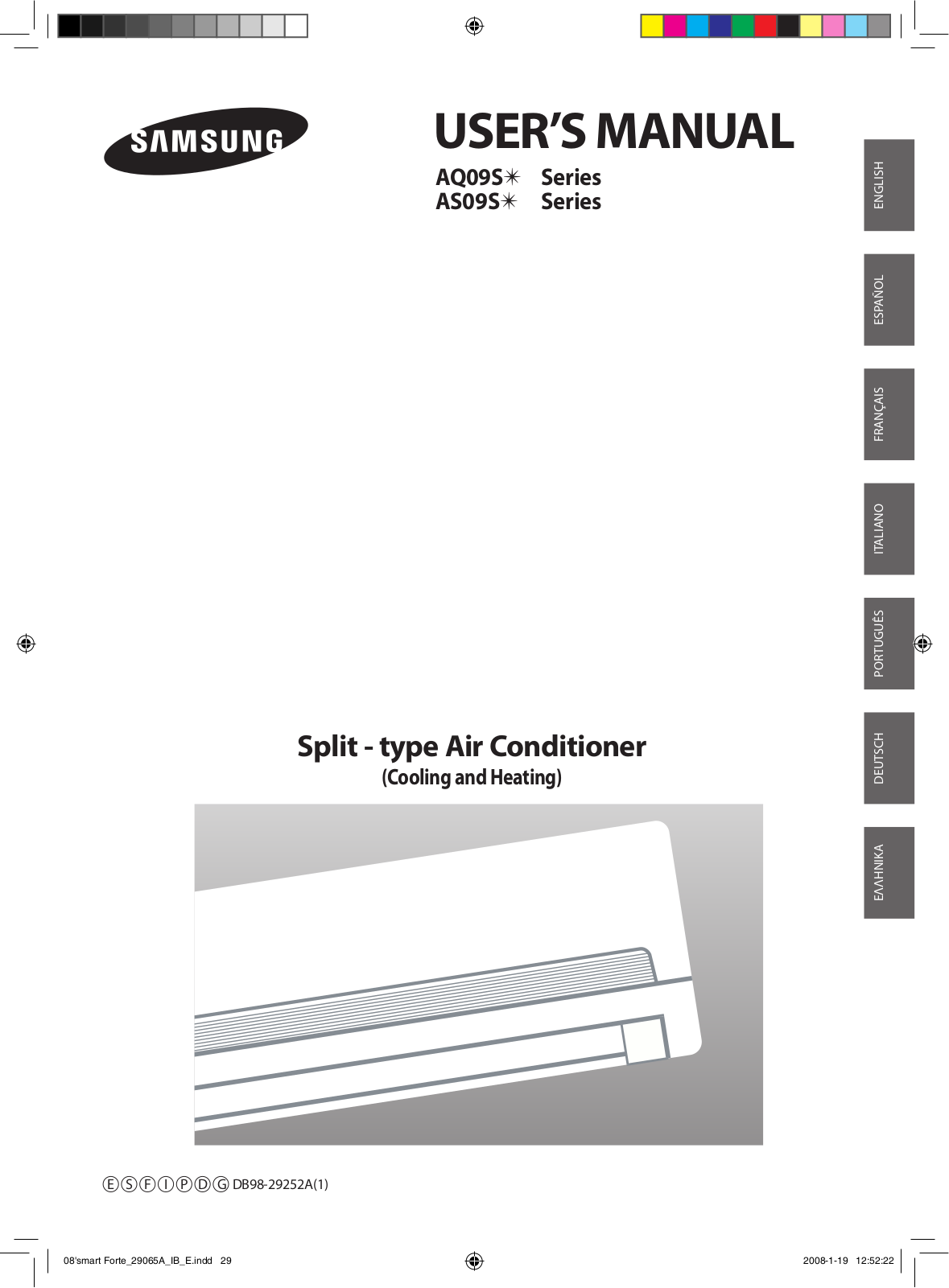 Samsung AS09SBAN, AS09SBAX, AS09SBA User Manual