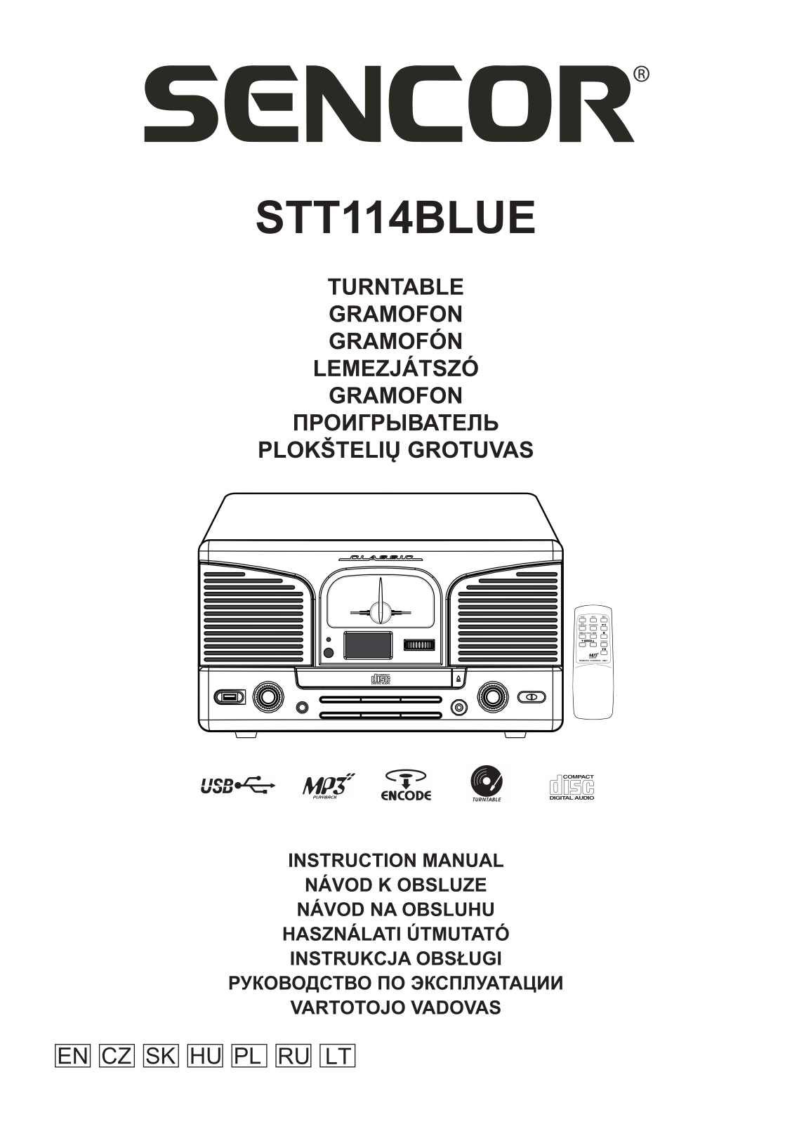 Sencor STT 114BLUE User Manual