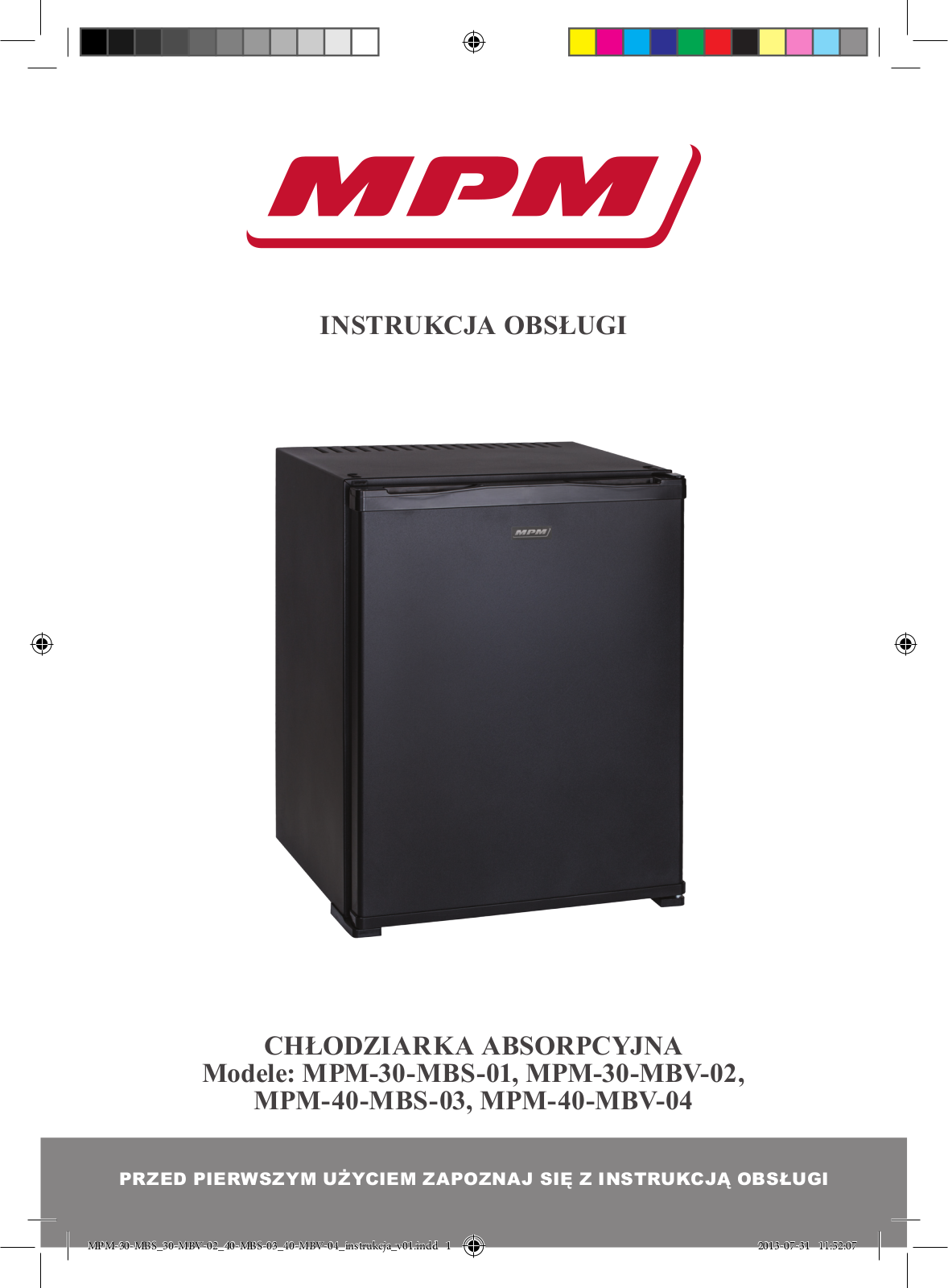 MPM MPM-30-MBS-01, MPM-30-MBV-02, MPM-40-MBS-03, MPM-40-MBV-04 User Manual