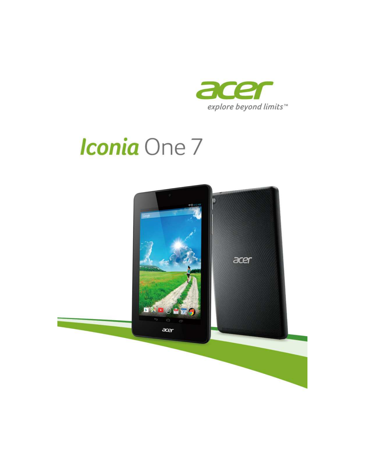 Acer Iconia One 7 B1-730 User manual