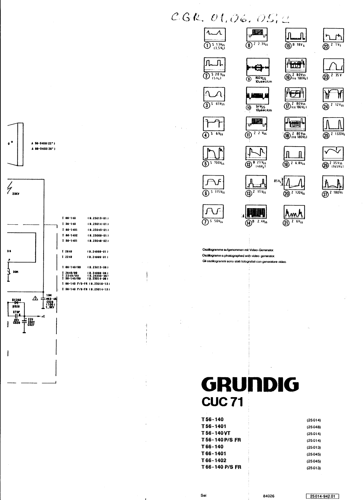 Grundig CUC71 Schematic