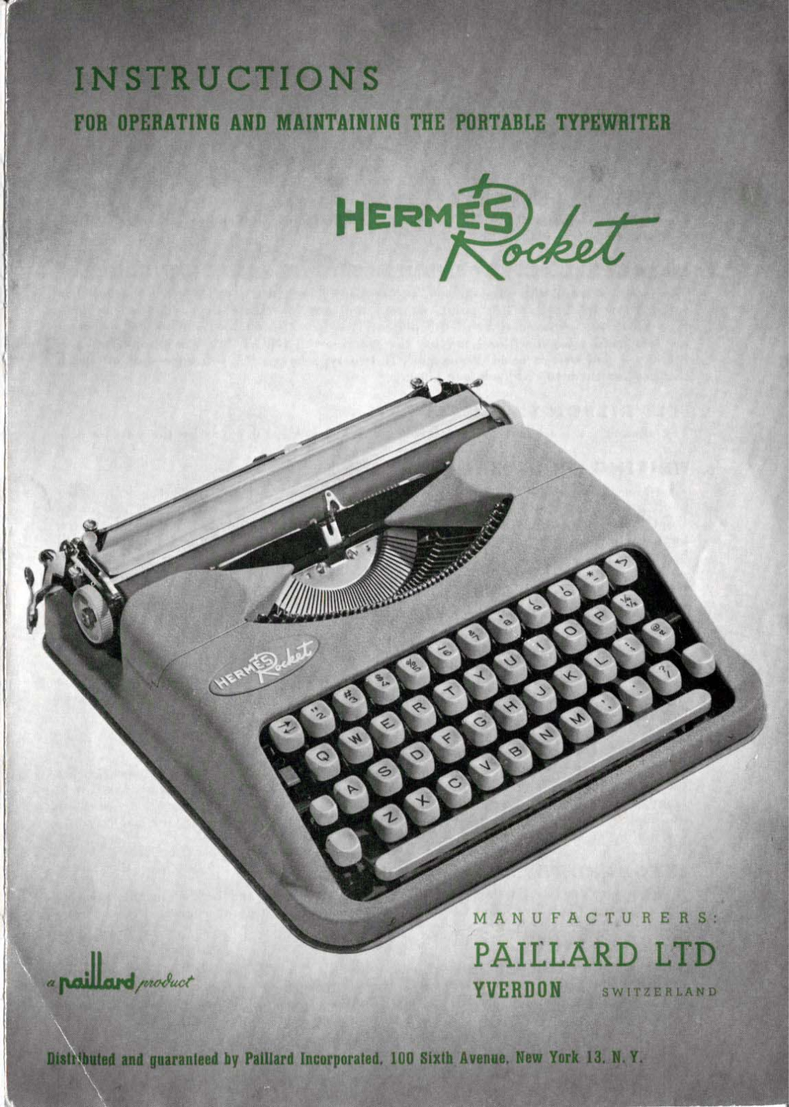 Hermes Rocket Operating Instruction - ManualMachine.com
