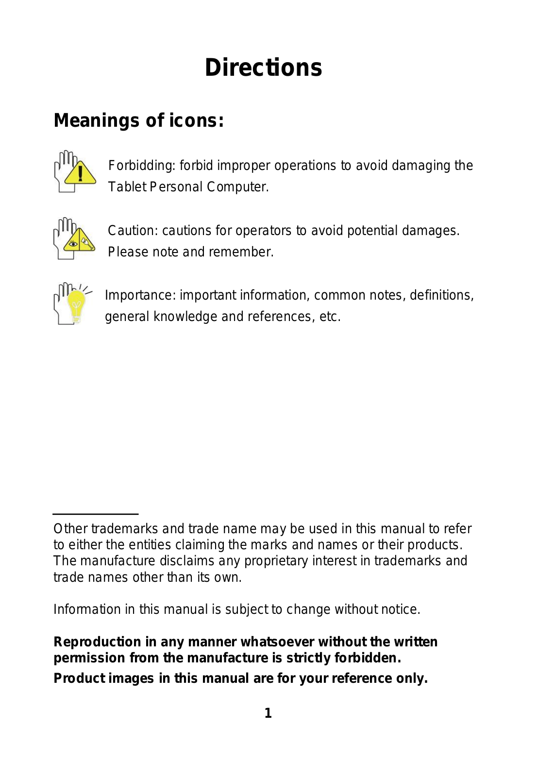 Wanlida Group PCA1001 User Manual