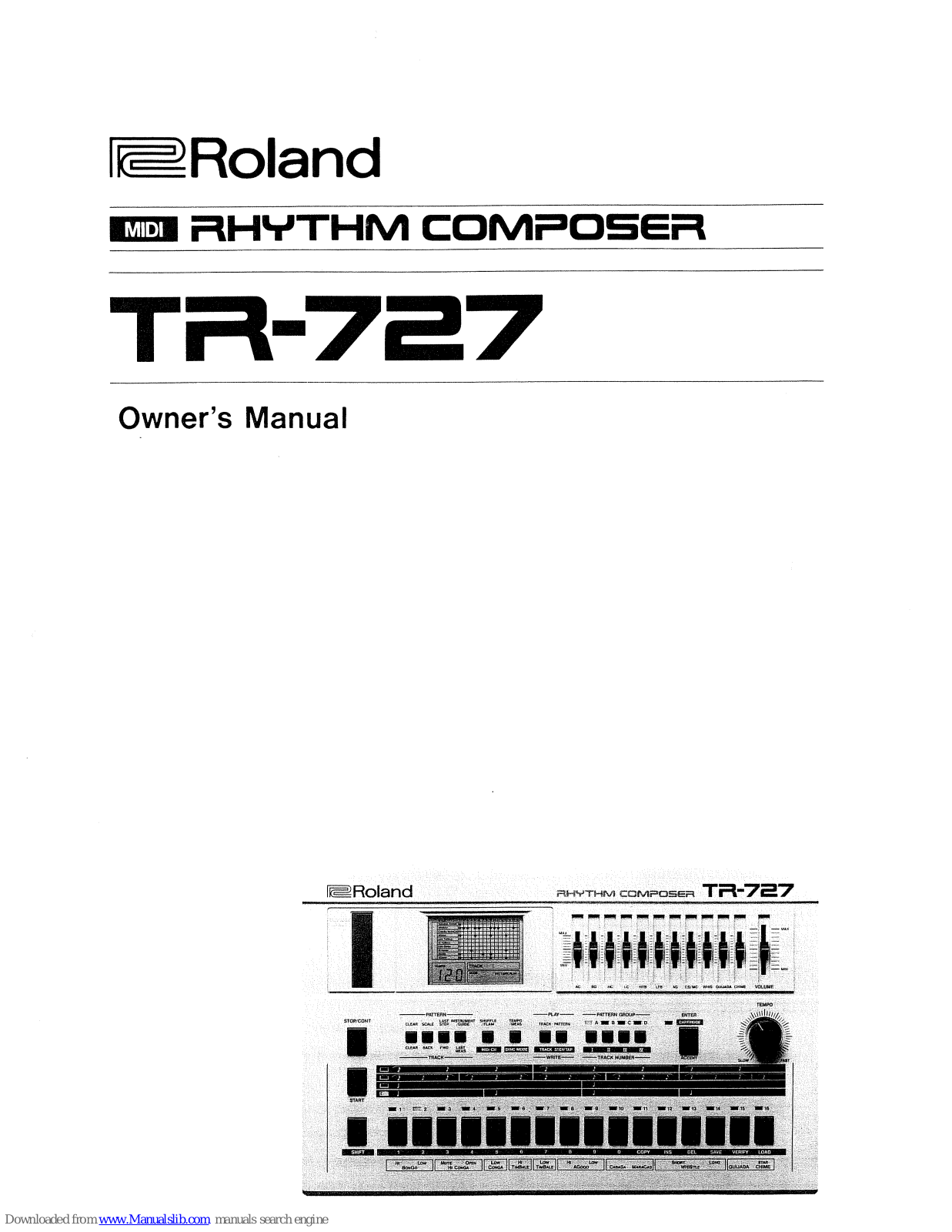 Roland TM-727 Owner's Manual