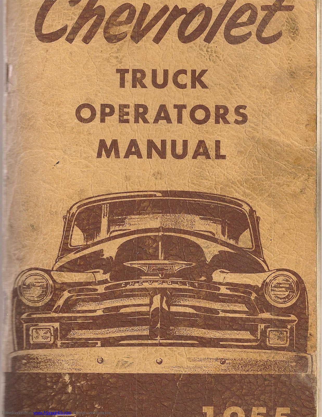 Chevrolet One Series 1955 Owner's Manual