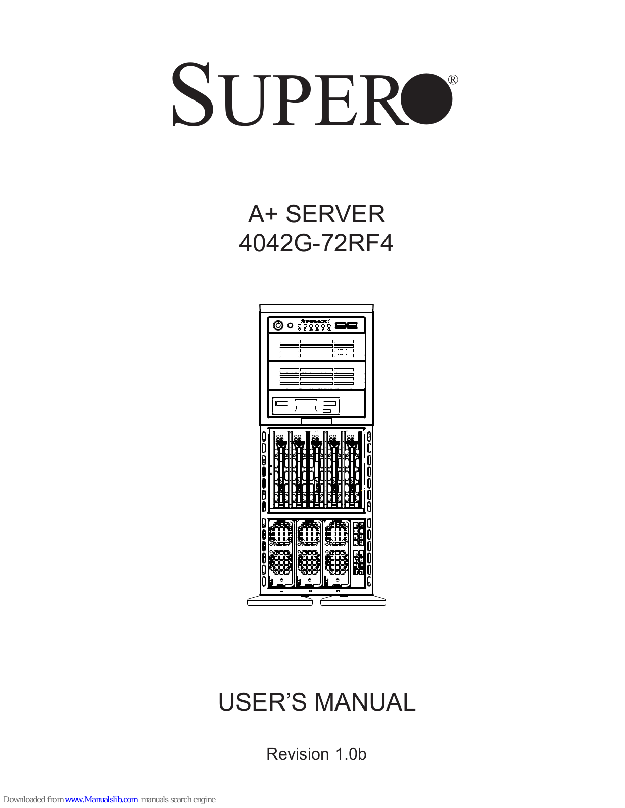 Supero 4042G-72RF4 User Manual