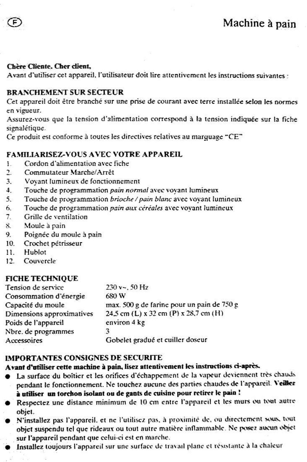 Severin BM 3995 User Manual