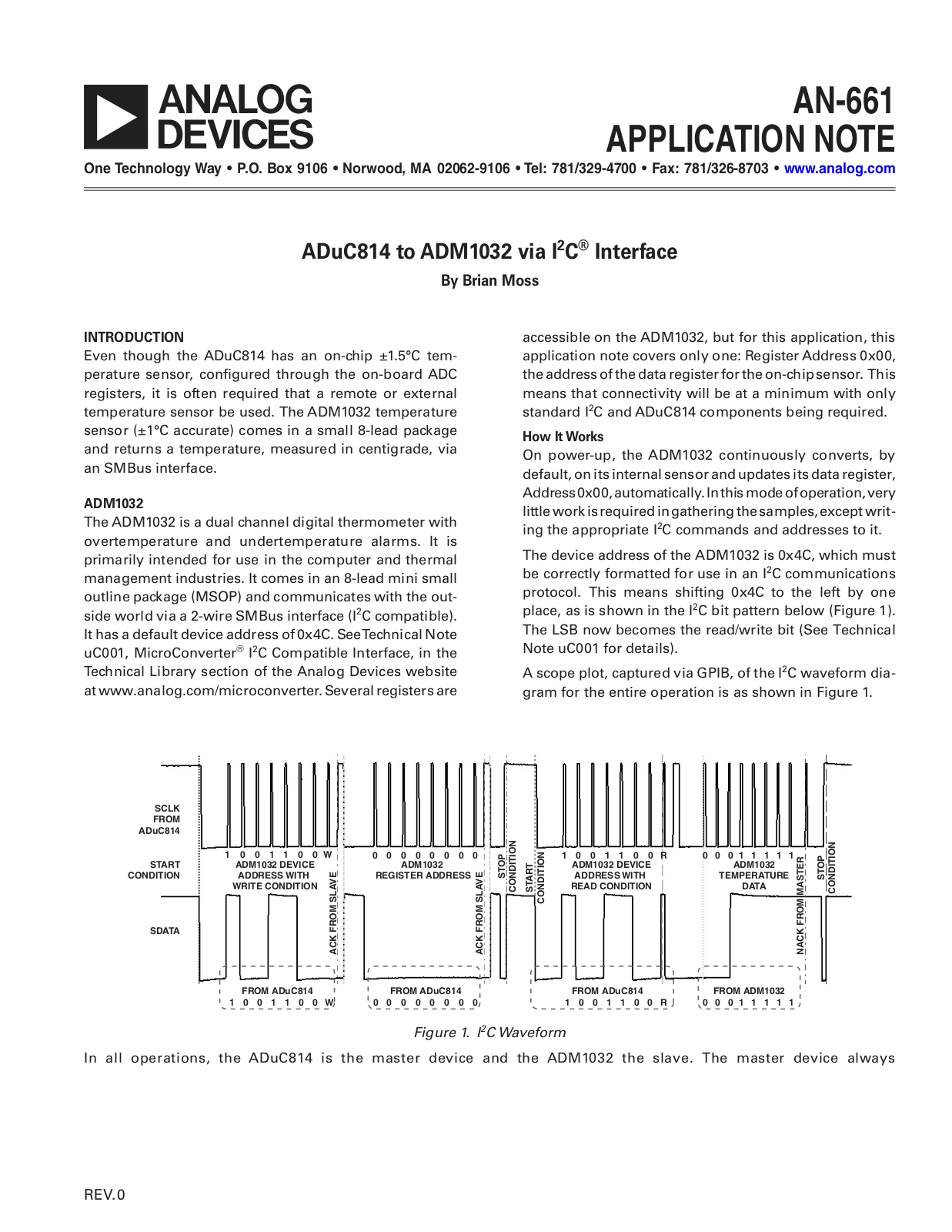 Analog Devices AN661 Application Notes